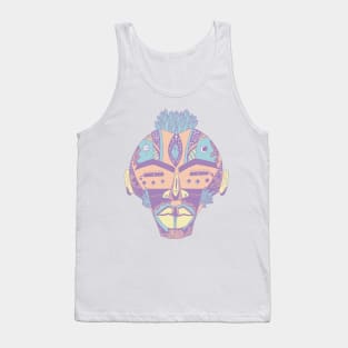 Retro Blend African Mask 4 Tank Top